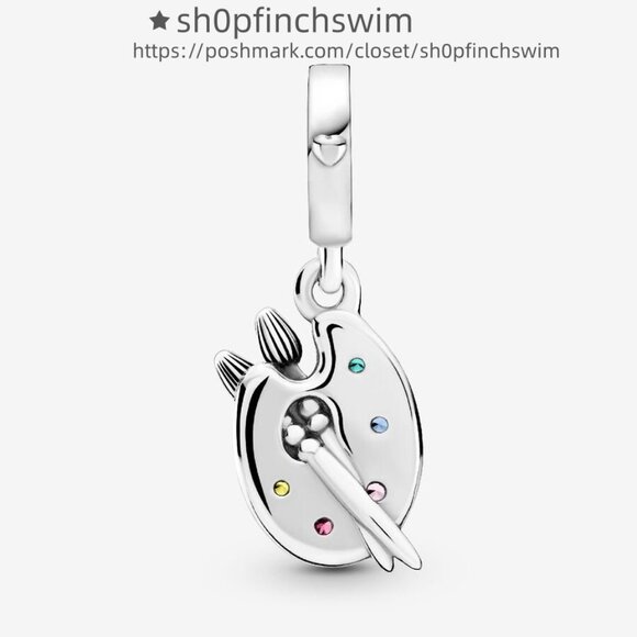 Pandora Artist's Palette Dangle Charm - Picture 2 of 2